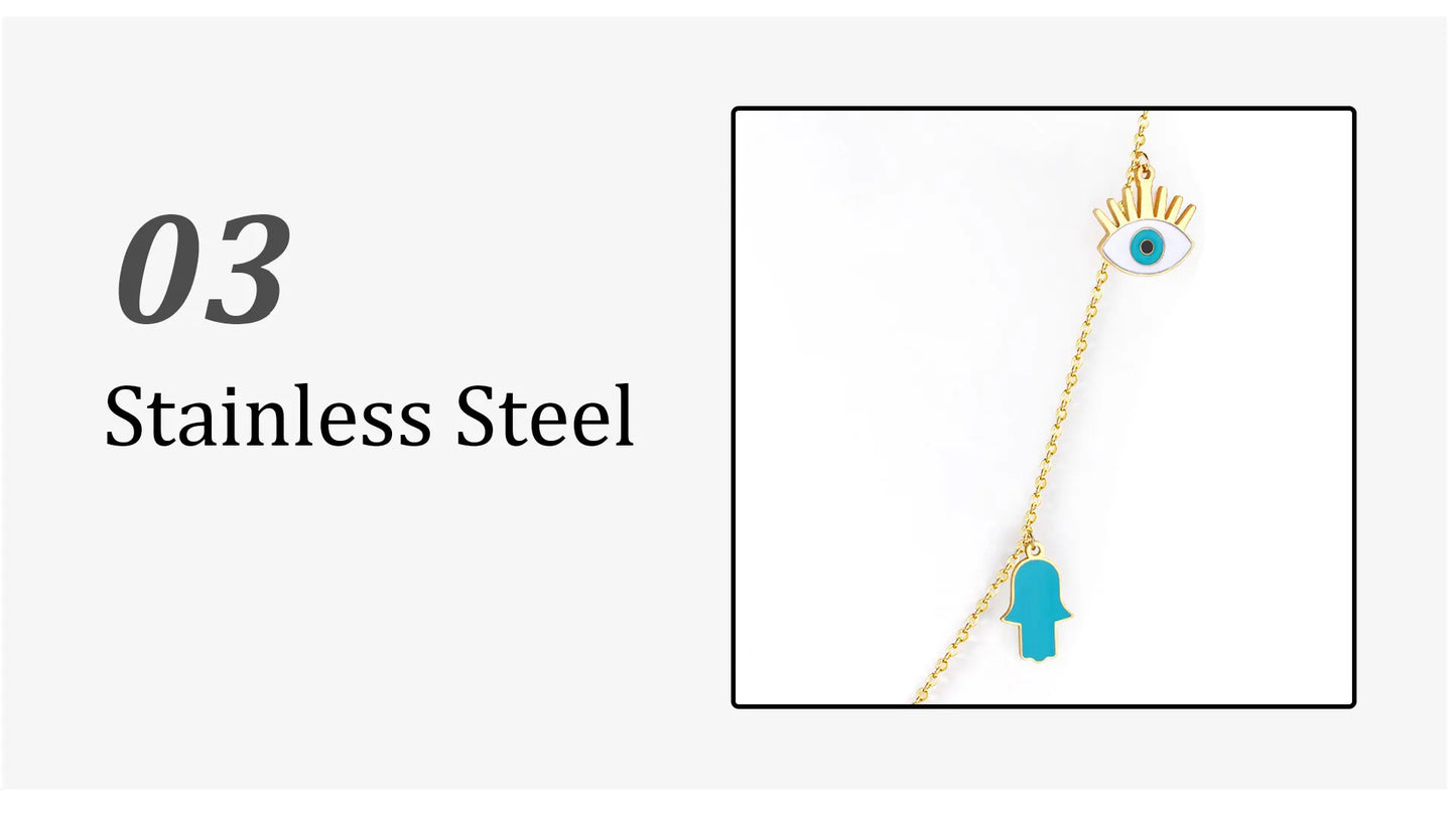 Evil Eye Charm Necklaces - OLIVIA JEWELRY