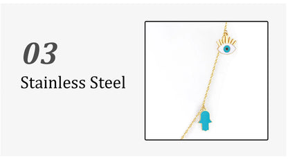 Evil Eye Charm Necklaces - OLIVIA JEWELRY