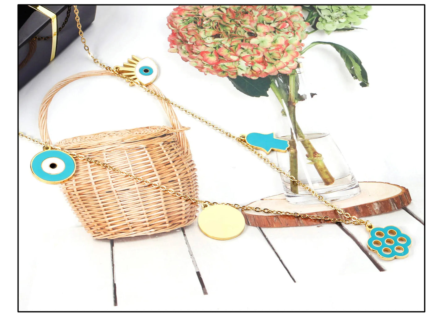 Evil Eye Charm Necklaces - OLIVIA JEWELRY