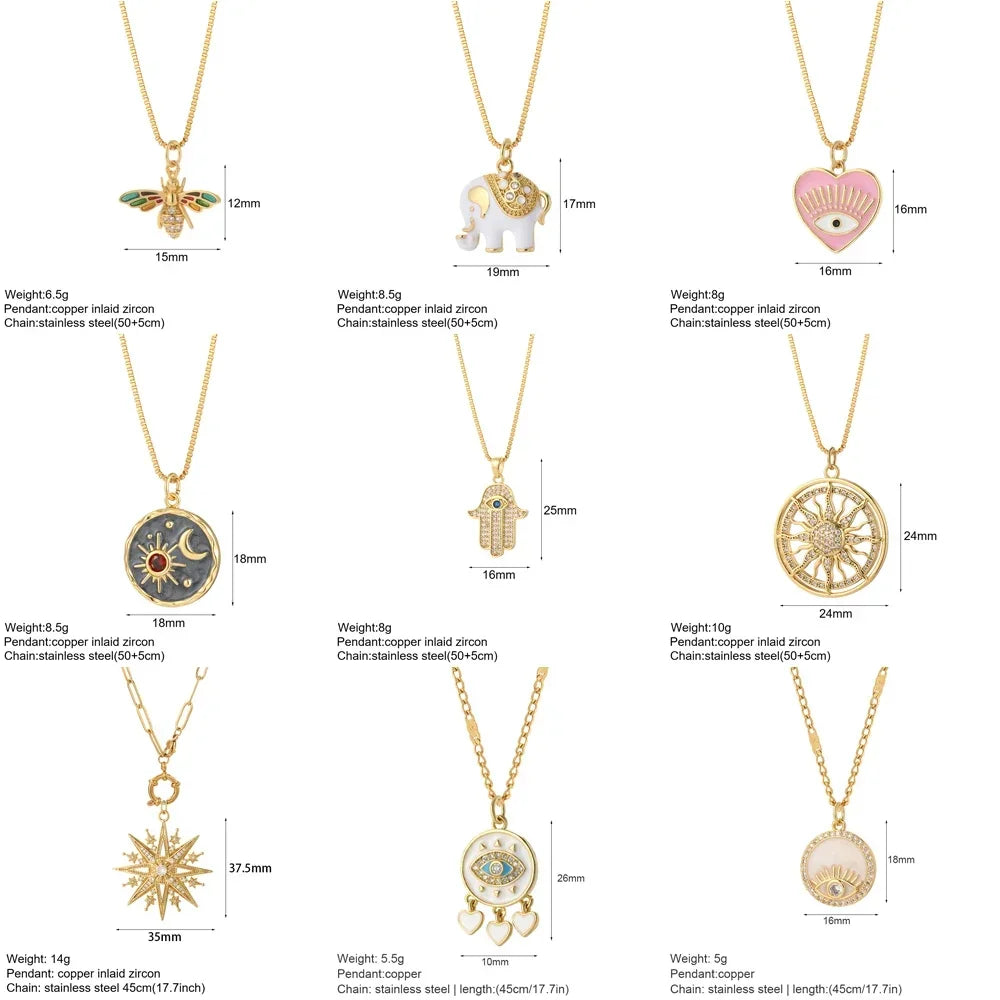 Cute Golden Necklace - OLIVIA JEWELRY