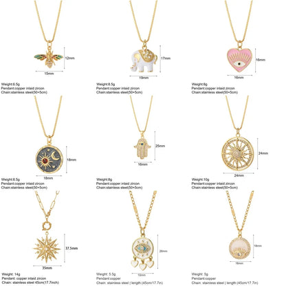 Cute Golden Necklace - OLIVIA JEWELRY
