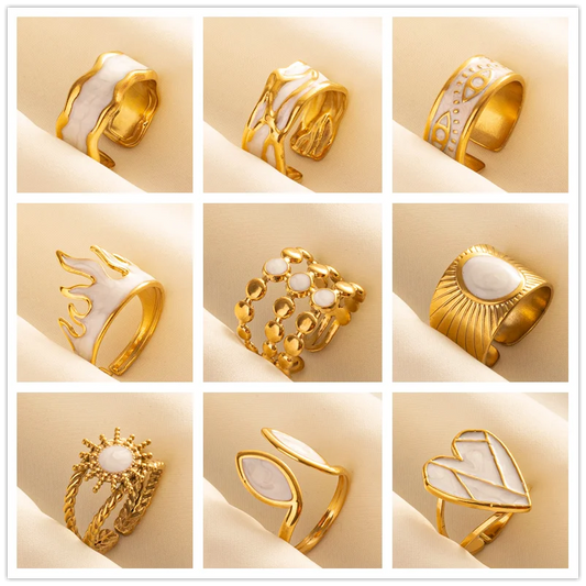Luxury Gold Rings for Women | 50+ Unique Adjustable Designs - OLIVIA JEWELRY