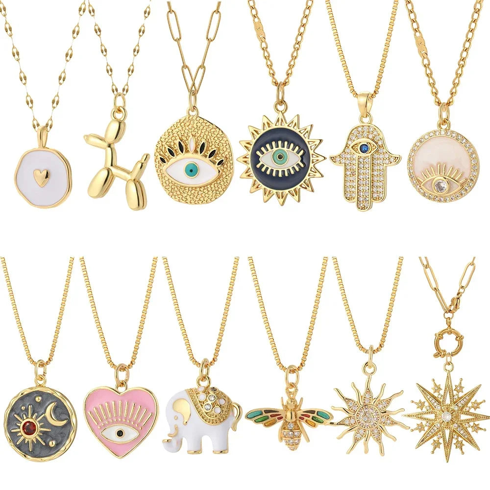 Cute Golden Necklace - OLIVIA JEWELRY