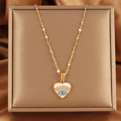 Turkish Evil Eye Necklace Lucky Jewelry - OLIVIA JEWELRY