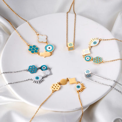 Evil Eye Charm Necklaces - OLIVIA JEWELRY