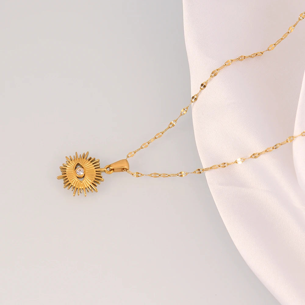 Turkish Evil Eye Necklace Lucky Jewelry - OLIVIA JEWELRY