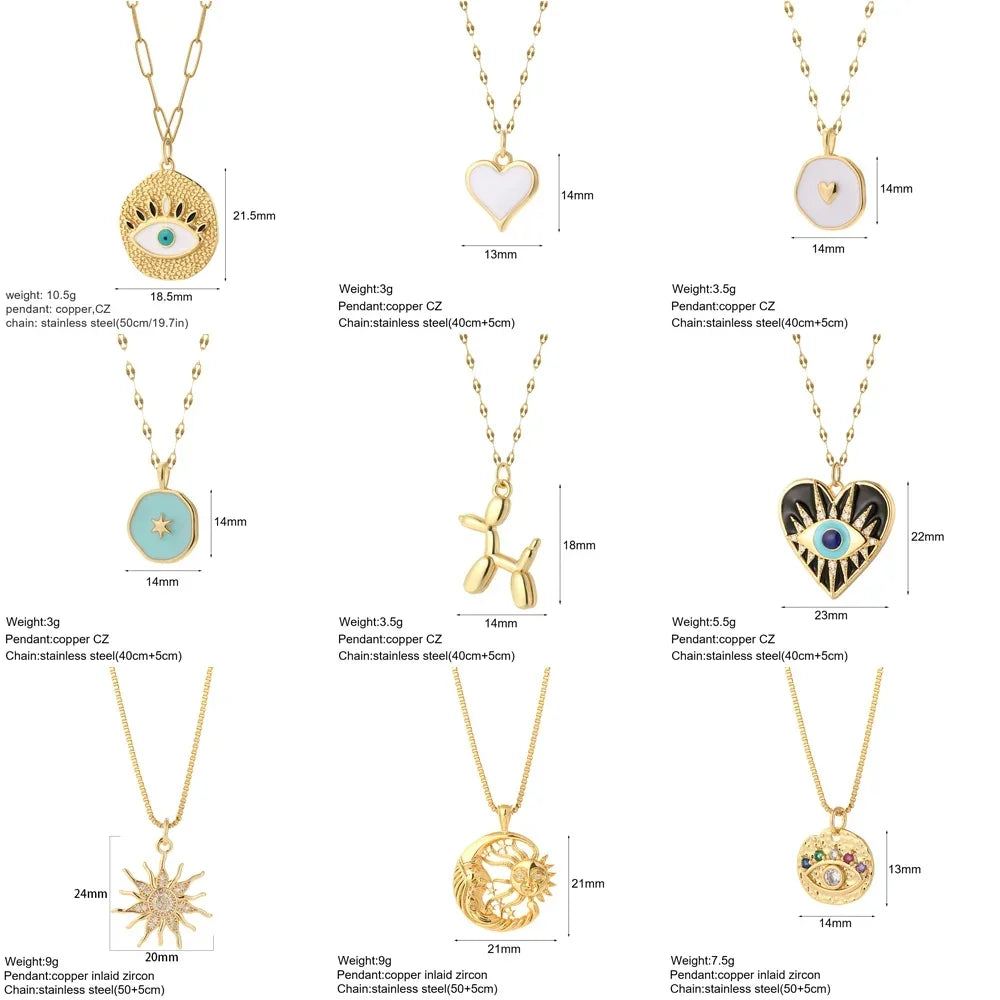 Cute Golden Necklace - OLIVIA JEWELRY