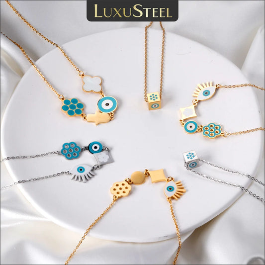 Evil Eye Charm Necklaces - OLIVIA JEWELRY