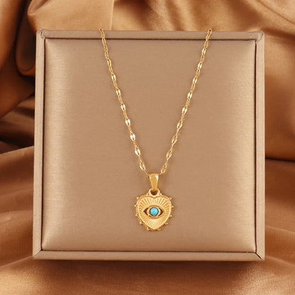 Turkish Evil Eye Necklace Lucky Jewelry - OLIVIA JEWELRY