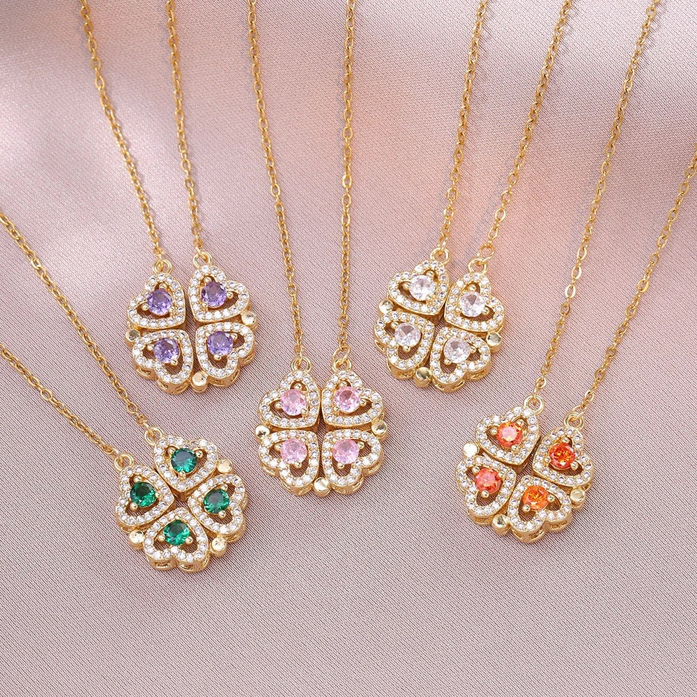 Lucky Four Leaf Clover Necklace - OLIVIA JEWELRY
