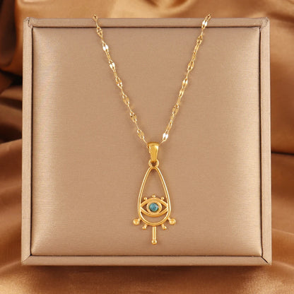 Turkish Evil Eye Necklace Lucky Jewelry - OLIVIA JEWELRY