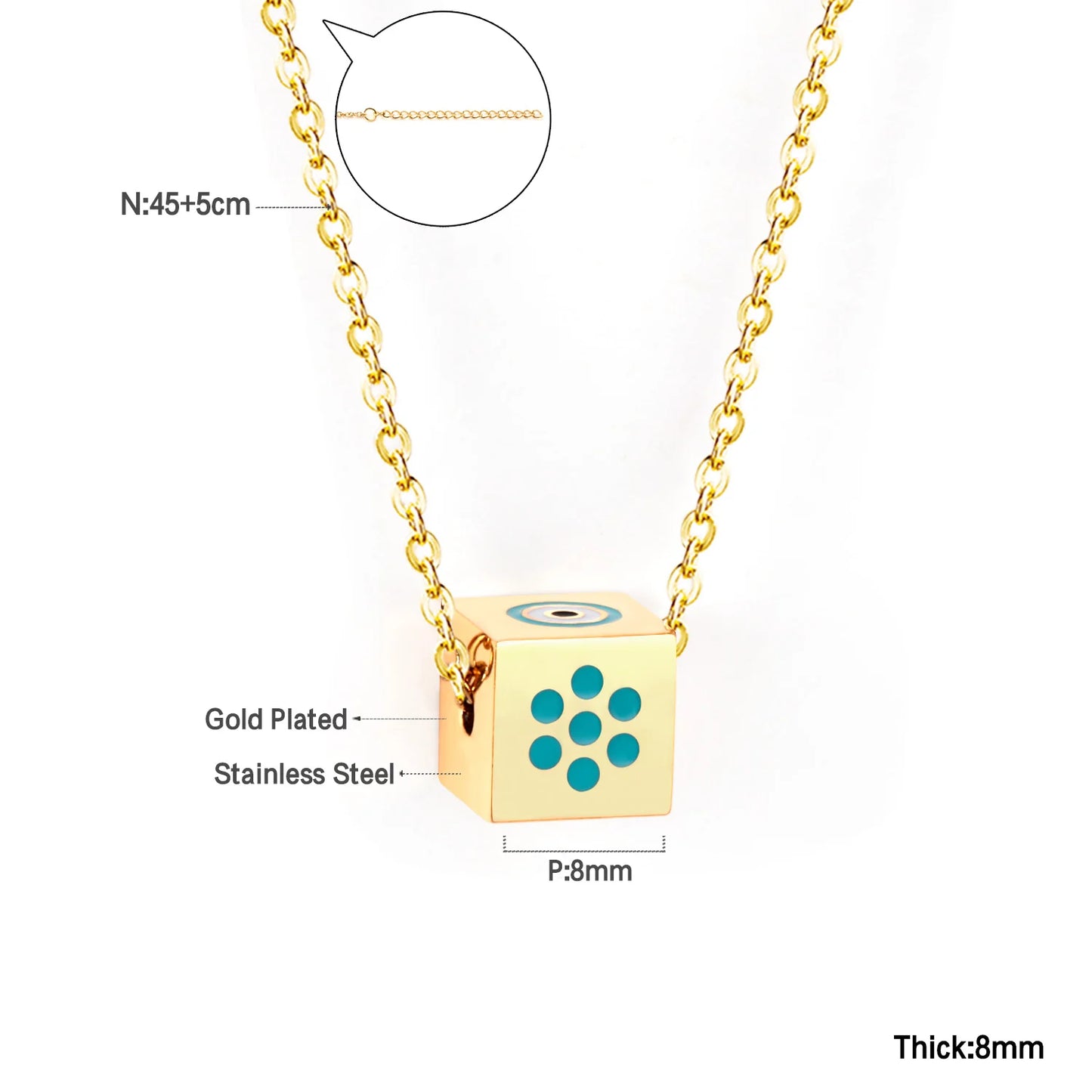 Evil Eye Charm Necklaces - OLIVIA JEWELRY
