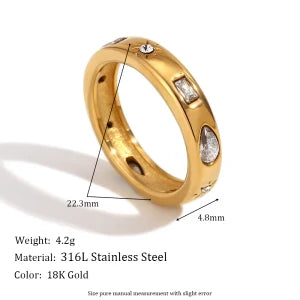Mamacita Zircon Ring Waterproof 2025 - OLIVIA JEWELRY