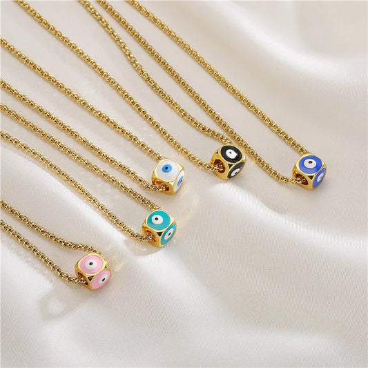 Evil Eye Necklace Choker Jewelry - OLIVIA JEWELRY