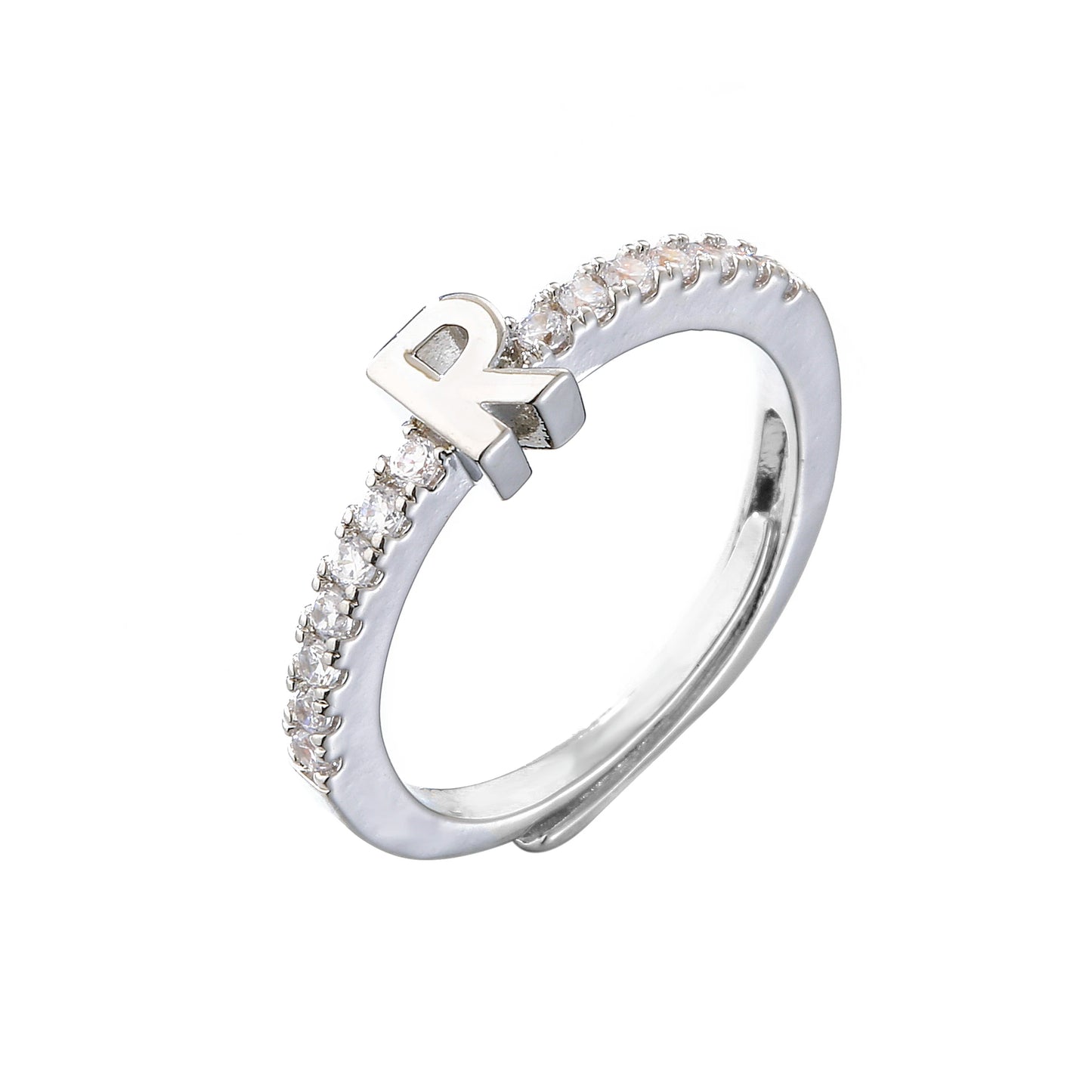 Initials Letter Ring Classic Gift - OLIVIA JEWELRY