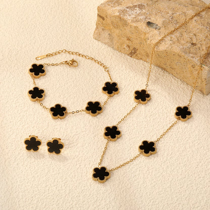 Luxury Set Flower Jewelry - OLIVIA JEWELRY