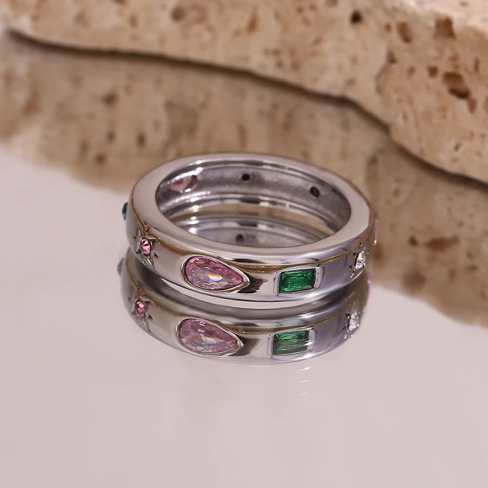 Mamacita Zircon Ring Waterproof 2025 - OLIVIA JEWELRY