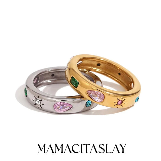 Mamacita Zircon Ring Waterproof 2025 - OLIVIA JEWELRY