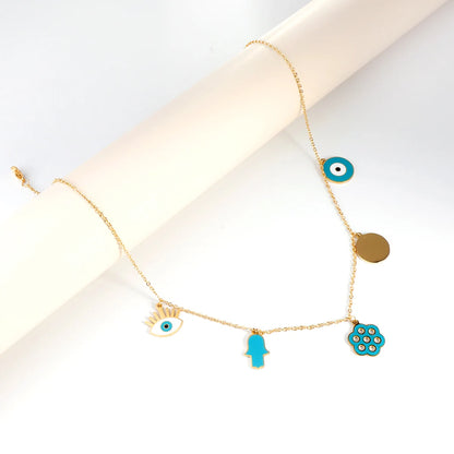 Evil Eye Charm Necklaces - OLIVIA JEWELRY