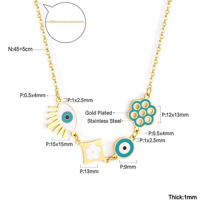 Evil Eye Charm Necklaces - OLIVIA JEWELRY