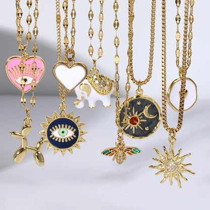 Cute Golden Necklace - OLIVIA JEWELRY