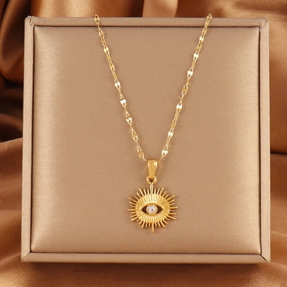 Turkish Evil Eye Necklace Lucky Jewelry - OLIVIA JEWELRY