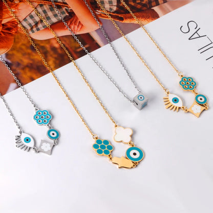 Evil Eye Charm Necklaces - OLIVIA JEWELRY
