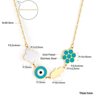 Evil Eye Charm Necklaces - OLIVIA JEWELRY